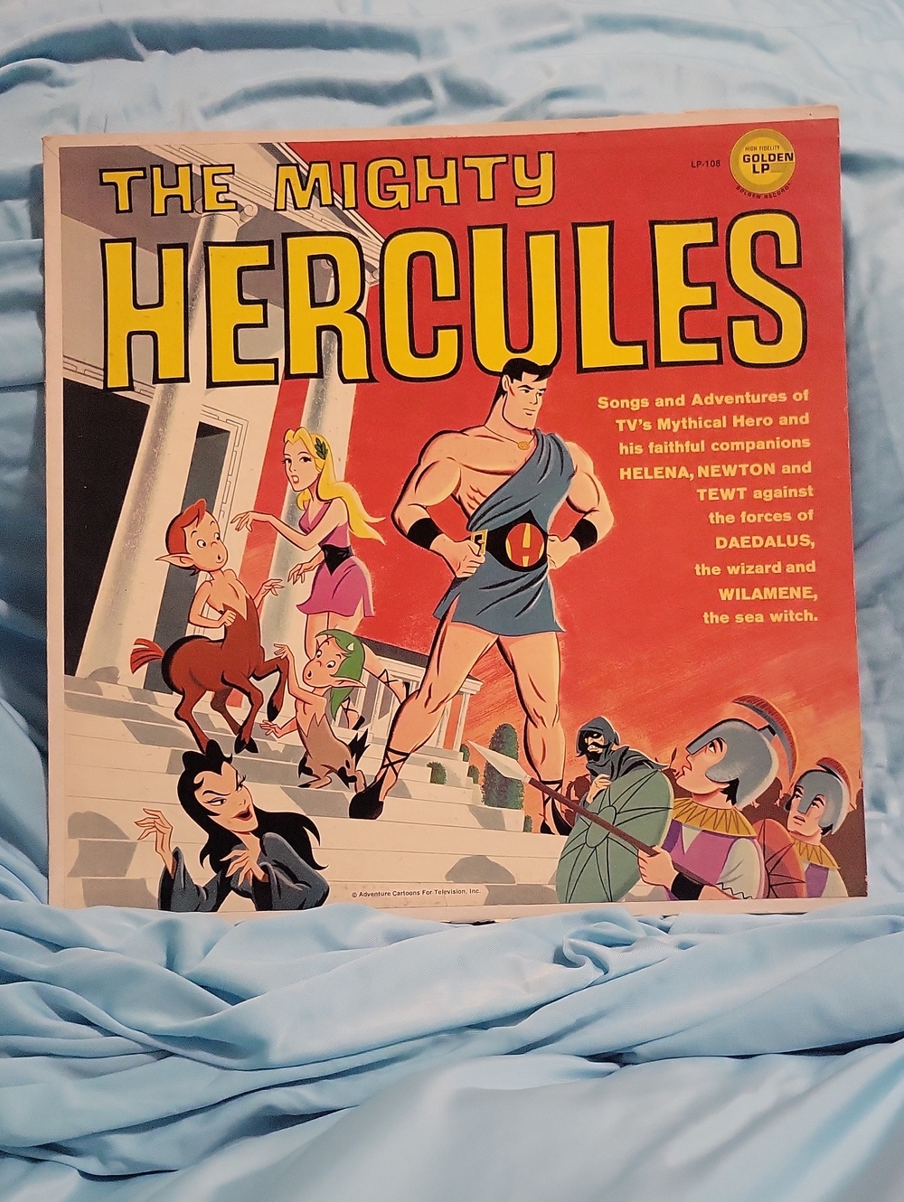 The Mighty Hercules Vintage Record Cover - Year 1963